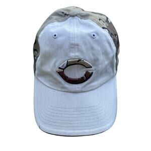 Rare Cincinnati Reds Camo Khaki The Perfect Fit Hat  Medium
